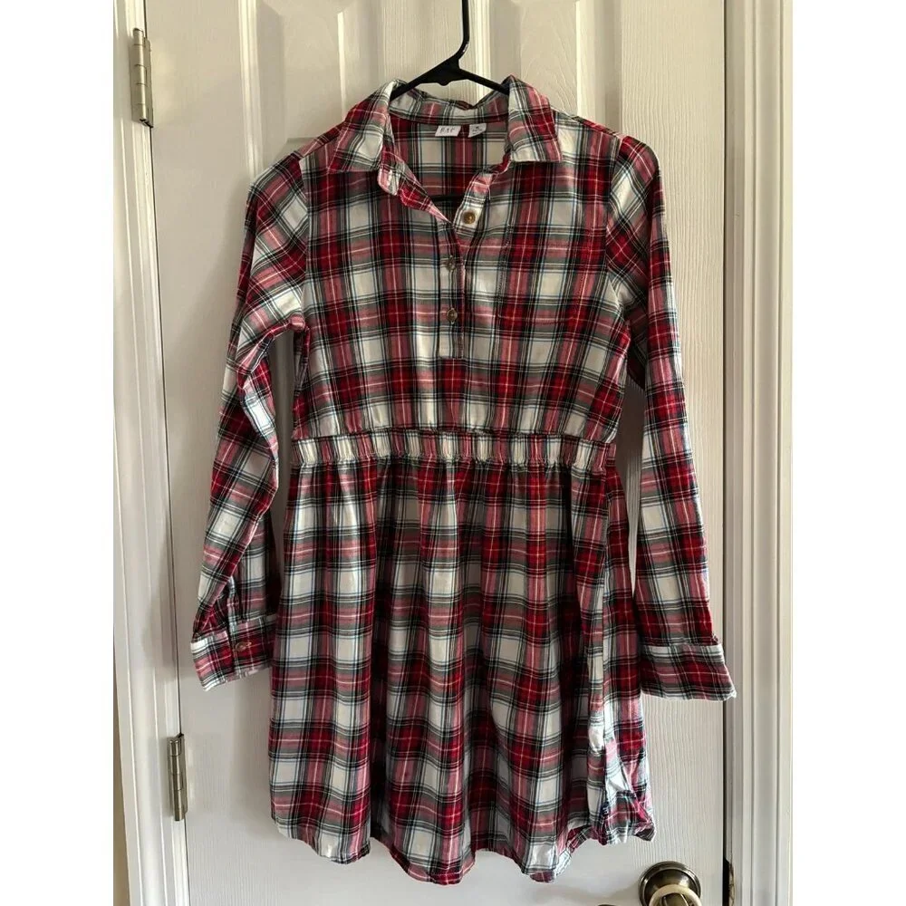 Gap Kids Plaid Girls Dress